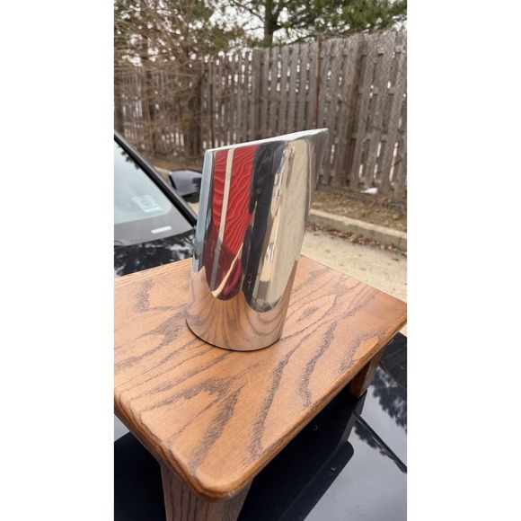 Nambe 541 Wine Chiller Cooler Modern Metal Barware Made in USA - Picture 5 of 10